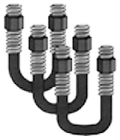 5/8x3x8-1/2 RND U Bolt,No R266,  Indiana U-Bolts Inc, 3PK