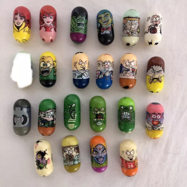 Vintage 2002 Mighty Beanz Series 2 & 3 Lot Of 21 Beanz- No Repeats