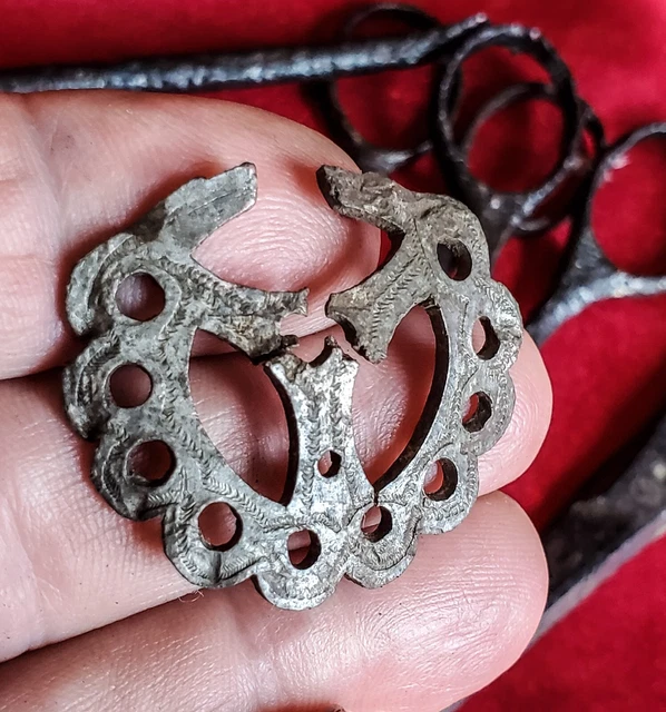 1700s fur trade ~ Pewter Nose Ring