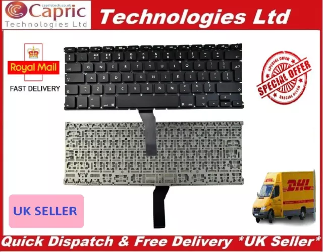 Apple MacBook Air 13" A1466 2013 2014 2015 2017 UK Keyboard