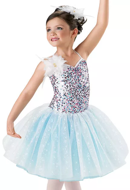 NEW Weissman "I See the LIght" Dance Costume Skate Dress 5968 Child