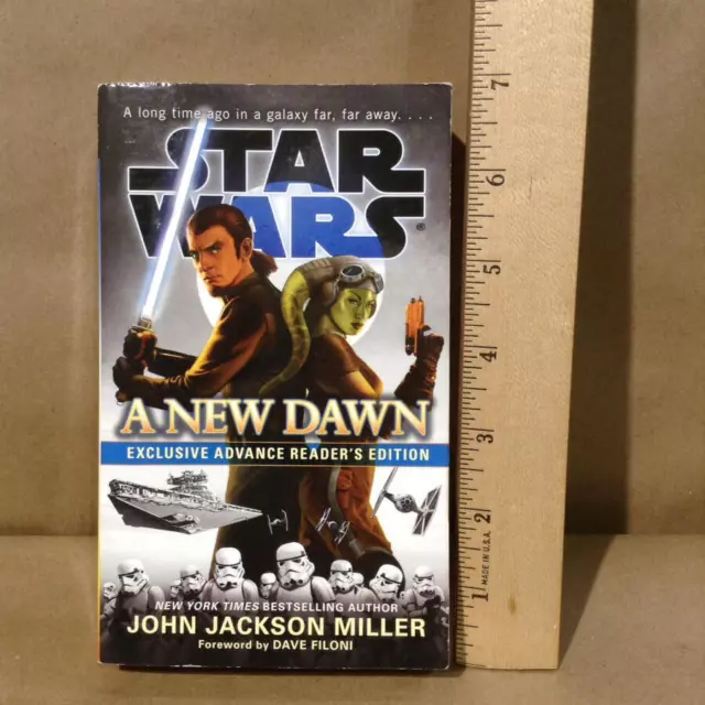 Star Wars A New Dawn John Jackson Miller SIGNED pb Advanced Reader's Edition