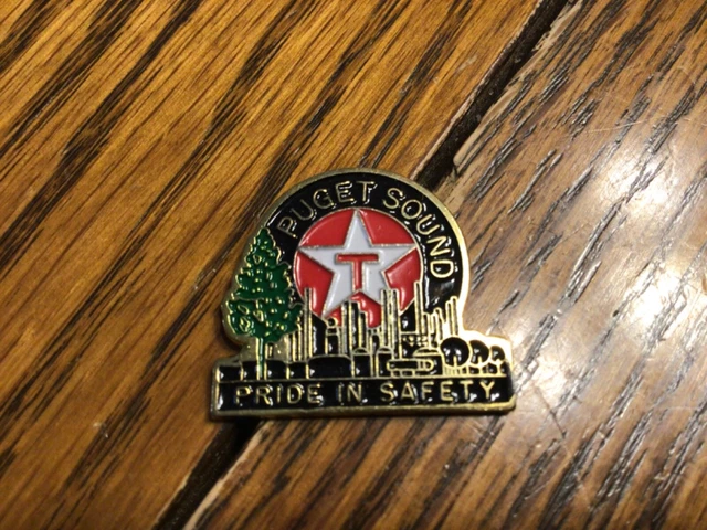 Texaco Puget Sound Safety Pin with free shipping