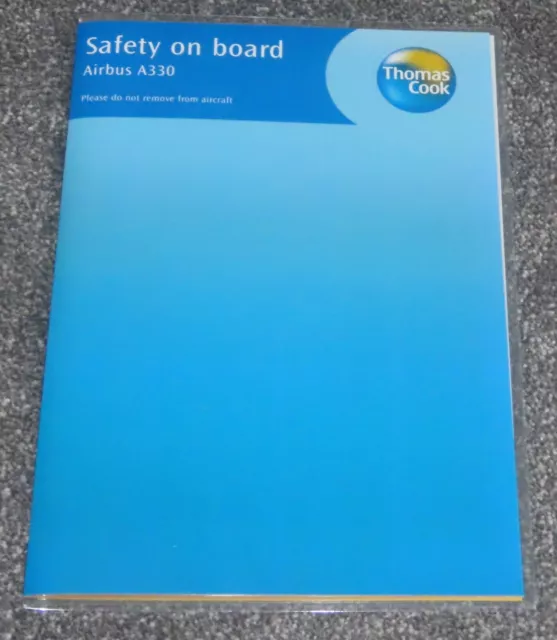 Thomas Cook Airbus A330 Airline Safety Card