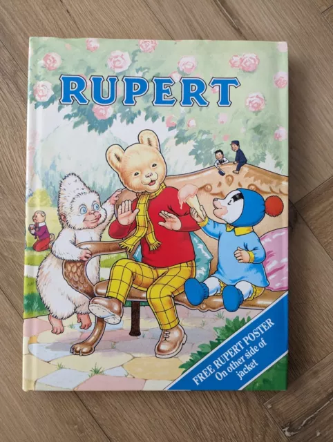 Rupert Bear  Annual 1920-1990 70th Anniversary + Rupert Bear Poster