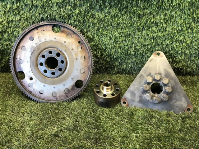 RANGE ROVER P38 2.5 DIESEL FLYWHEEL FLEX PLATE AND SPACER FROM A 1997 Model