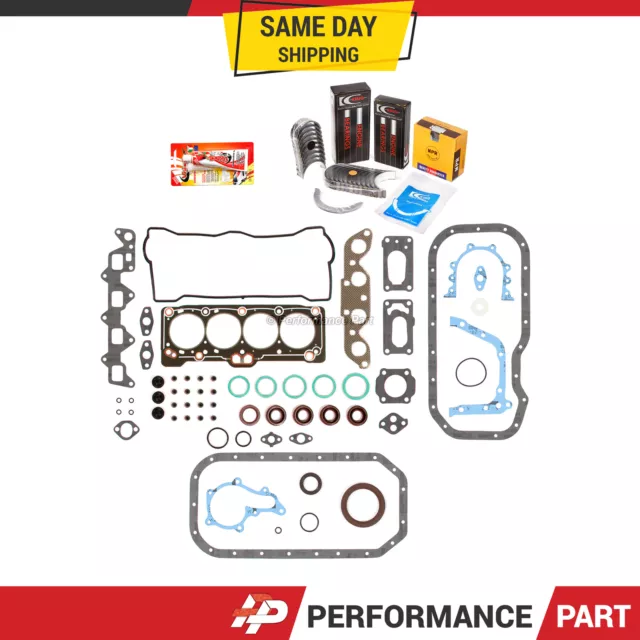 Fits 90-93 Toyota Celica 1.6 Gaskets Rings Bearings 4AF 4AFE