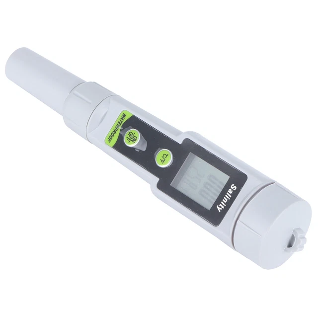 Digital Salinity Meter Lightweight Portable Wear Pen Type Salinity Detector For