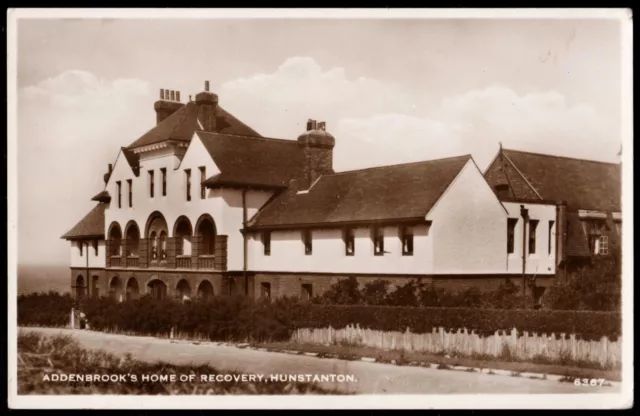 Addenbrooks Home Of Recovery Hunstanton Norfolk RP H. Coates Postcard