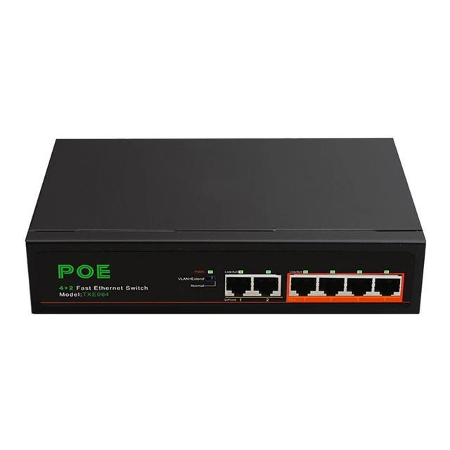 COMMUTATEUR GIGABIT DE BUREAU 10 PORTS AVEC 8 PORTS POE+ | Leroy Merlin