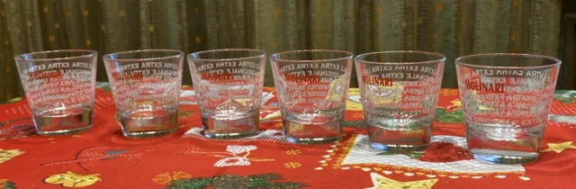 Nr.6 Bicchieri  Sambuca Molinari Nuovi