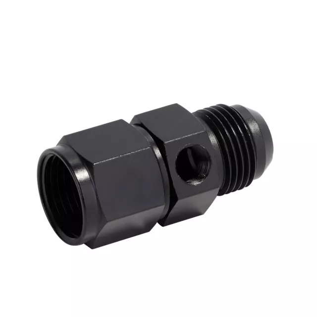 Fuel Pressure Fitting 3AN Male to Female with 1/8 NPT Gauge Port Hose Adapter