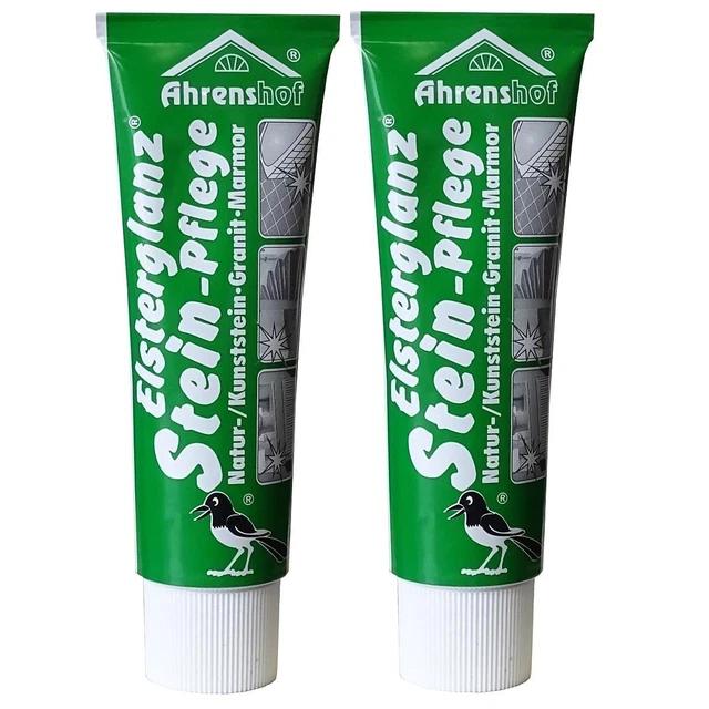 Elsterglanz Stein-Pflege 40ml - Natur-/Kunststein, Granit, Marmor (2er Pack)
