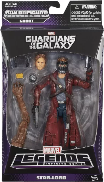 Marvel Legends Infinite Series Guardians Of The Galaxy Star-Lord Groot BAF MISB