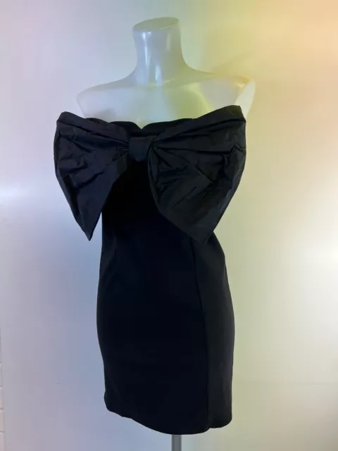 Ladies New Ex River Island Bow Mini Dress Size  10 12 14 18 RRP £50
