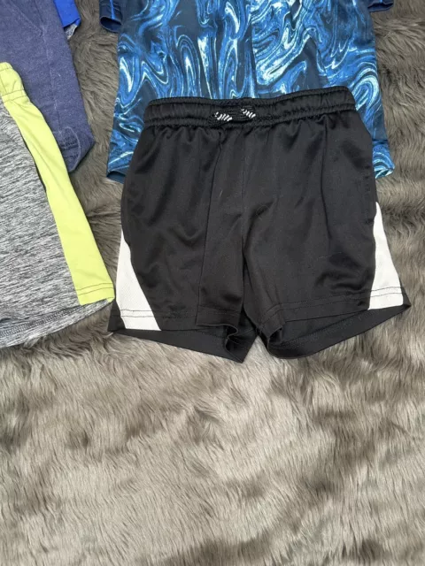 Lot of 6 Toddler Boys Athletic Mixed Brands  Summer Casual Shorts Size 2T (C45) 3
