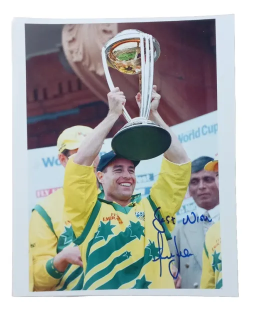 Michael Bevan Australia Cricket Signed Photo 10x8 Autograph