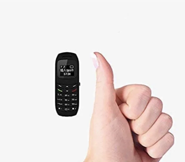 BM70 Tiny Smallest Phone Mini Phone Cellular gsm sim free unlocked Black