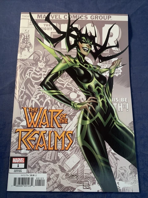 WAR OF THE REALMS #1 J. Scott Campbell Marvel Comics 2019 - NM