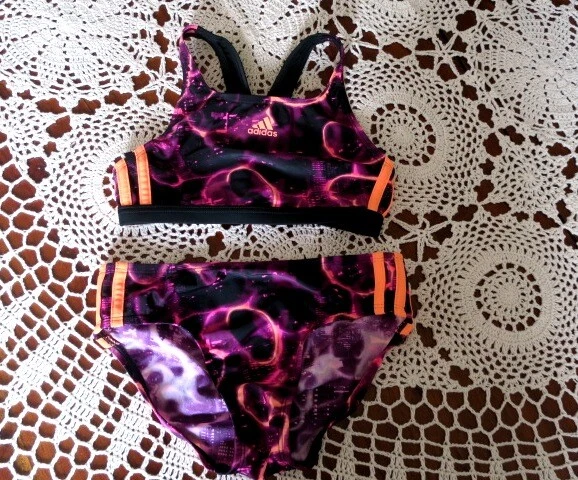 Maillot de bain 2025 2 pieces adidas fille