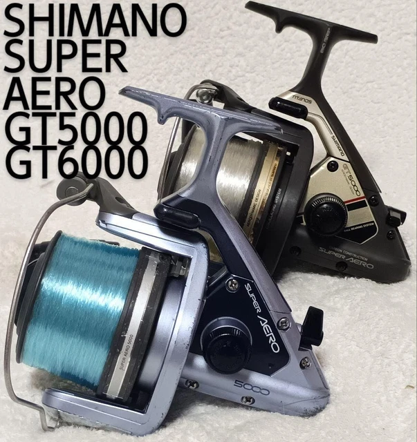 SHIMANO SUPER AERO GT6000 Spin Reel Set with 3 Reels and 5
