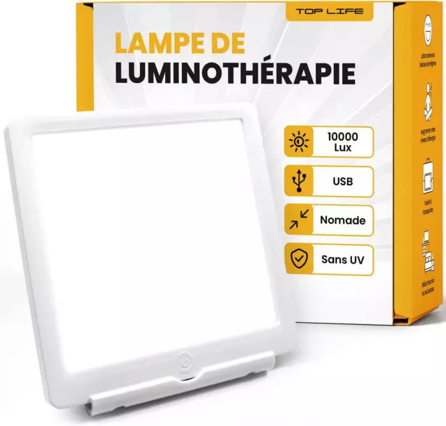 Lampe De Luminothérapie 10000 Lux - plus D'Énergie Chaque Jour - Lampe Lumière D