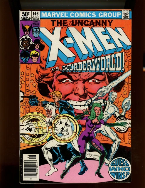 (1981) The Uncanny X-Men #146 - NEWSSTAND COPY! "MURDERWORLD!" (7.0)