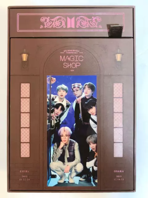 Rare BTS Japon Officiel Fanmeeting VOL.5 Magique Shop DVD Boite Exclusivité Au