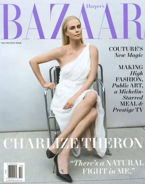 Harper's Bazaar USA Revista,Charlize Theron,Chelsea Handler,Octubre 2022