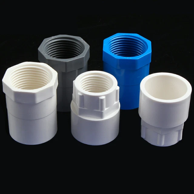 PVC BSP FEMALE Ends Solvent Weld Pipe Fittings Various Sizes 3 Color 1/