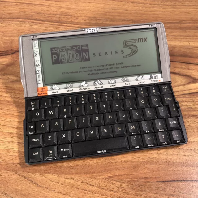 Psion 5MX PDA - Working but with a small fault - read description / no stylus