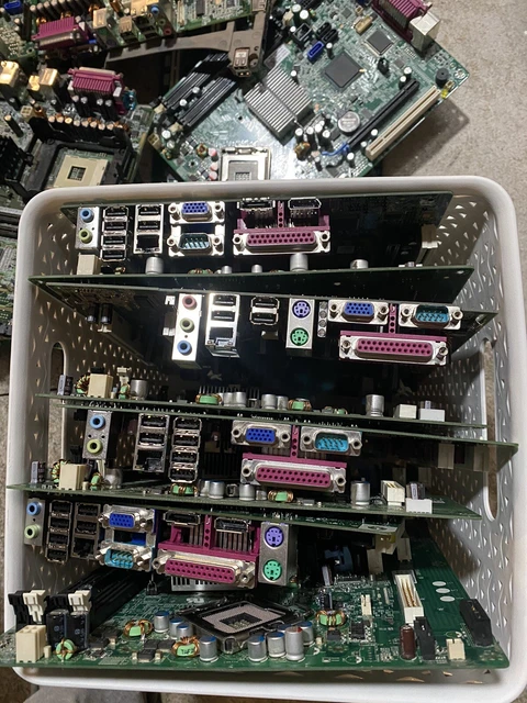 24lb Vtg PC Motherboards Precious Metal Scrap Gold Recovery 24lb Vtg PC Motherboards Precious Metal Scrap Gold Recovery
