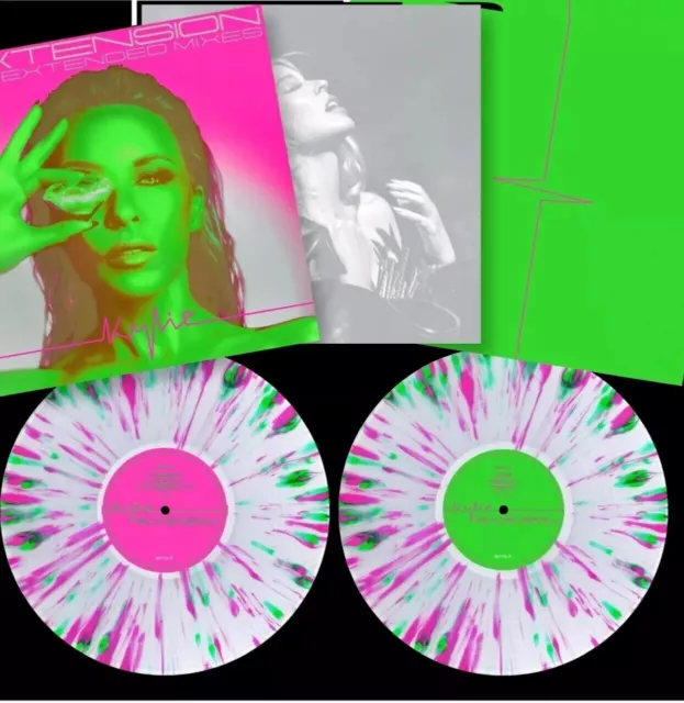 Kylie– Extension The Extended Mixes LP Album vinyl record limited splatter 2023
