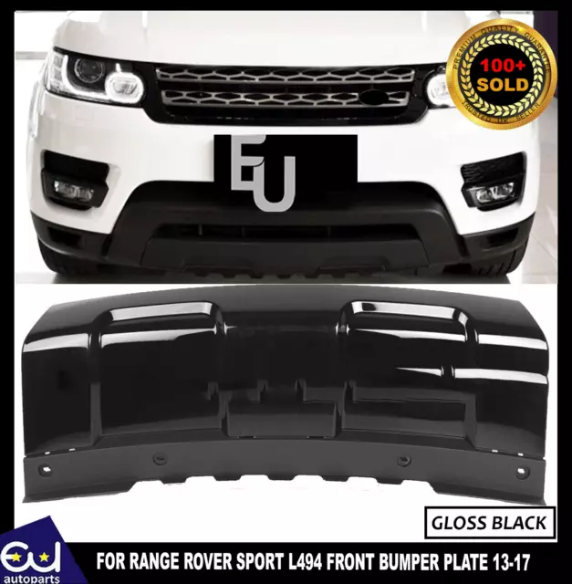 For Range Rover Sport 2013-17 L494 Skid Plate Panel Front Bumper Tow Eye Cover