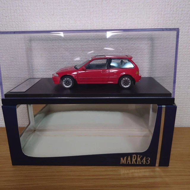 MARK43 1/43 HONDA Civic Type R Euro 2009 Milan Rouge 44361 Import