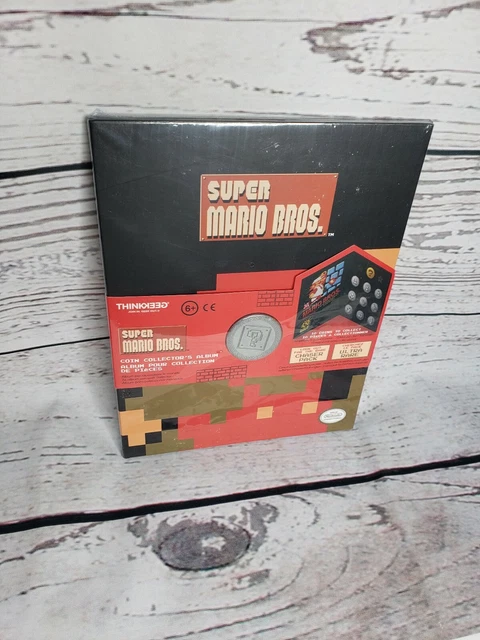 SUPER MARIO BROS. COIN COLLECTOR’S ALBUM BOOK Question Block Think Geek