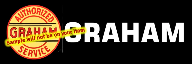 Graham Cars Dealer Sales Service Stickers Signs Fridge Magnets Decals