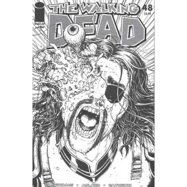 Walking Dead (2003 series) #48 Black & White Variant in NM +. Image comics [w!