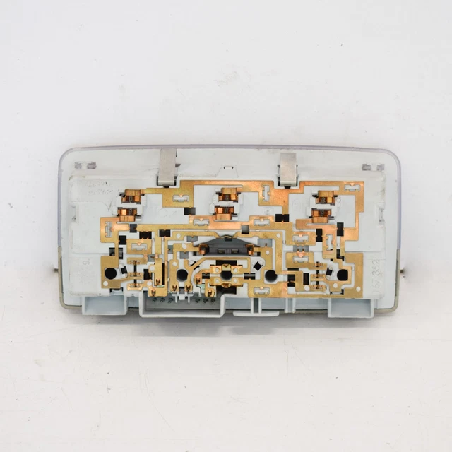 Auto Fibra di Carbonio Luce di Lettura Copertura Trim Frontale Tetto