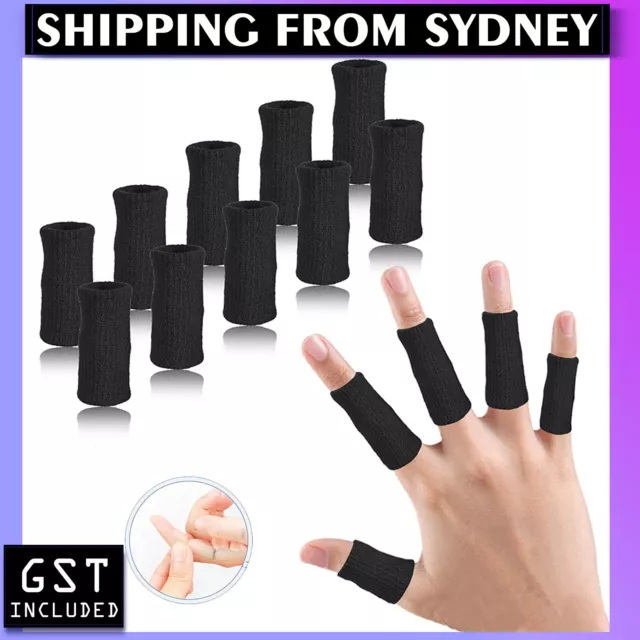 10x Finger Splint Stabiliser Finger Sleeves Thumb Support Protector Finger Brace