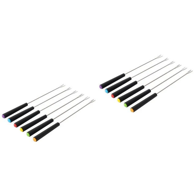 12 piezas pinchos de fondue palitos queso fruta decoración de frutas kebab