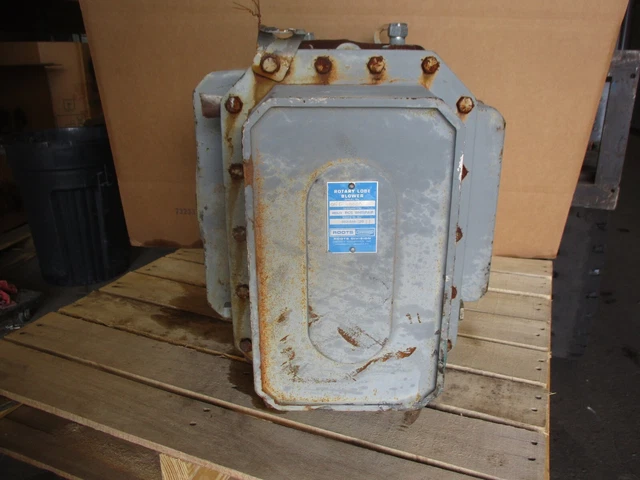 Roots 4097V Rotary Lobe 5  Blower, #10261040J Used 3