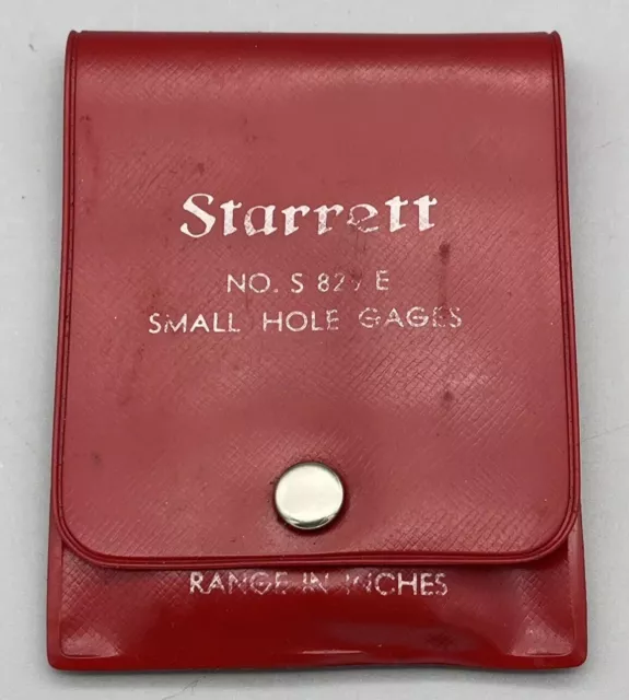 Starrett No. S829E Small Hole Gage ABCD Range .125 - .500 Machinist tools