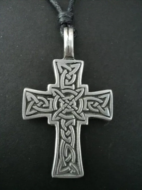 Necklace New Pewter Mens Boys Ladies Celtic Viking Adjustable Jewellery Gift
