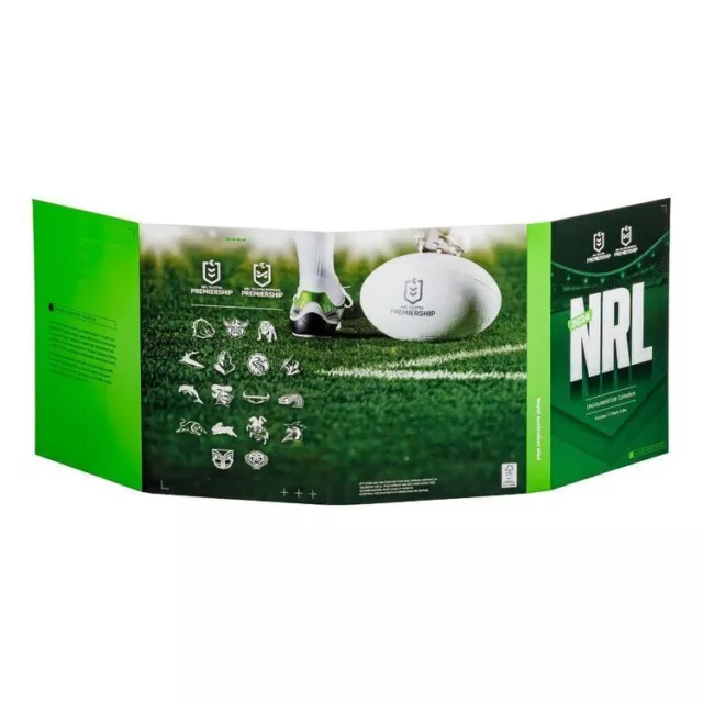 NRL 2024 $1 17-Coin Collection Folder & Coin Tube Rugby League 2