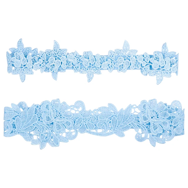 Calze blu fascia per calze da matrimonio cinghie per calze da matrimonio elastiche