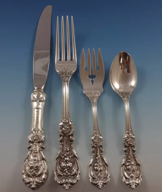 Francis I Reed & Barton Sterling Silver Flatware Set for 12 Service 72 Pc 3