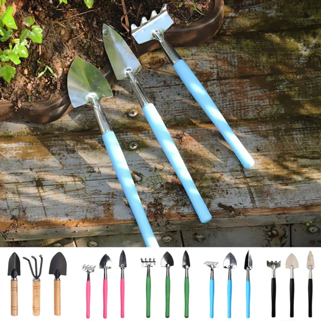 Gardening Stainless Steel Tools Three Sets Of Home Mini Shovel Rake Tool