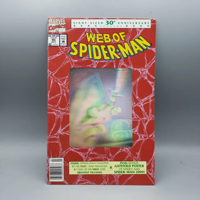 Web Of Spider-Man Vol 1 #90 July 1992 The Spider's Thread Newsstand Marvel Comic