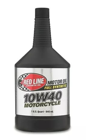 Red Line Oil 10W40 Motorcycle Oil Synthetic 1 Quart - Case of 12